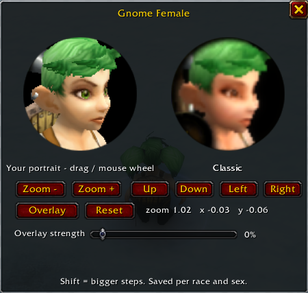 Calibrating a gnome female